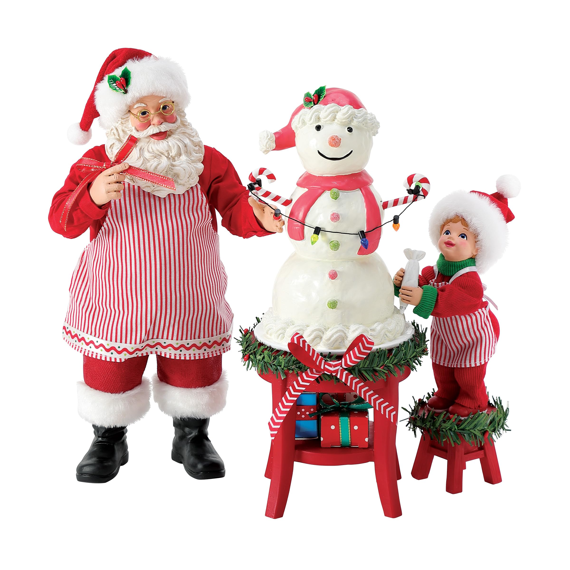 Amazon.com: Department 56 Possible Dreams Bon Appetit Santa Bake